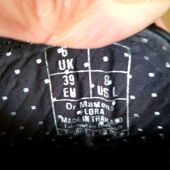 DOC DR.MARTENS "FLORA" BLACK LEATHER CHELSEA WOMENS BOOTS - Picture 9 of 9